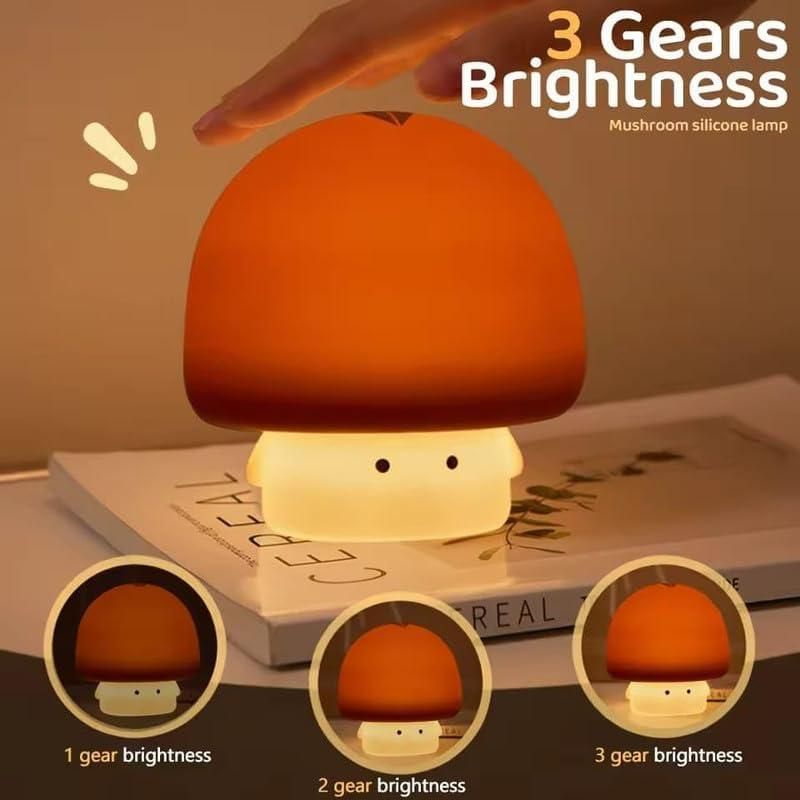 Mushroom Night Silicone Lamp